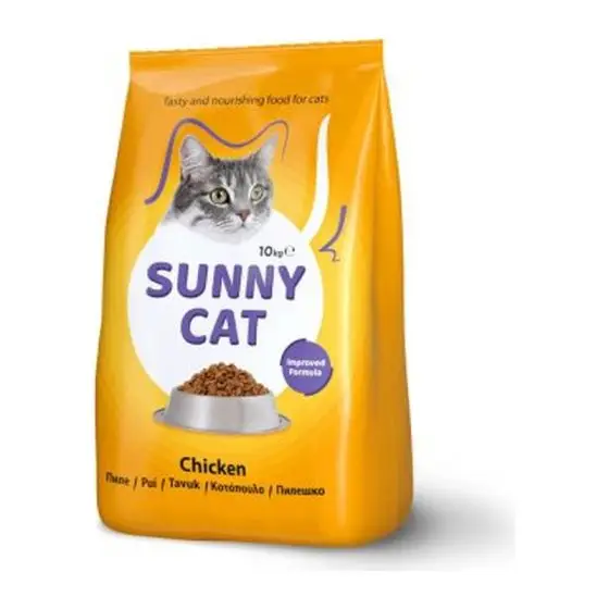 SUNNY CAT сухой корм для кошек chiken 10 kg