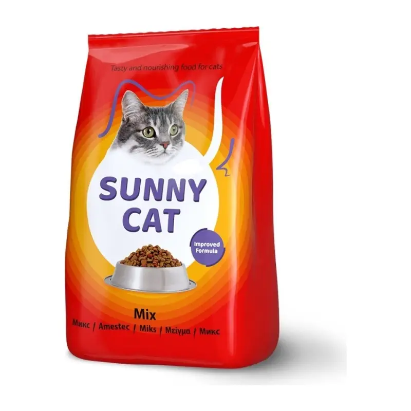 SUNNY CAT сухой корм для кошек mix 10 kg