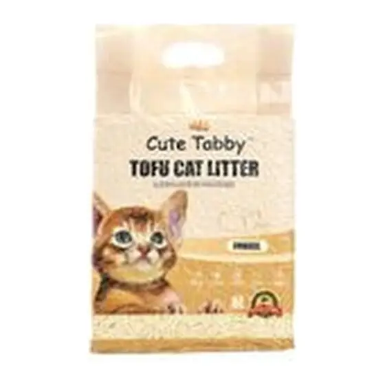 Соевый наполнитель для кошачьего туалета Tofu cat litter ORIGINAL (без запаха) 6l