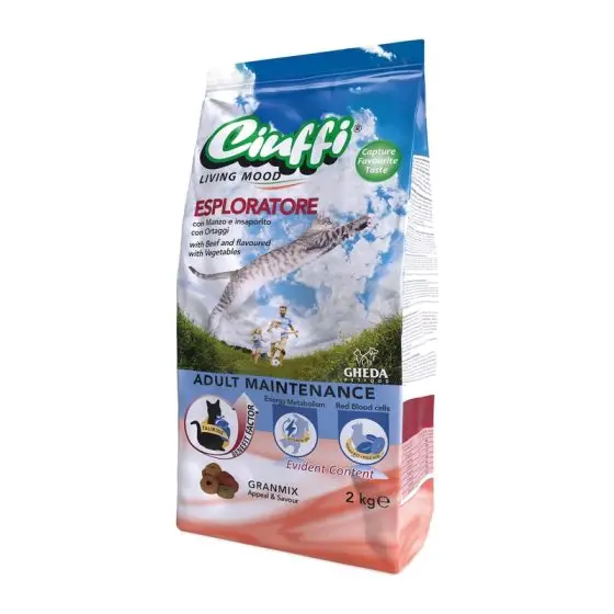 GHEDA сухой корм для кошек Esploratore Adult Maintenance 2kg