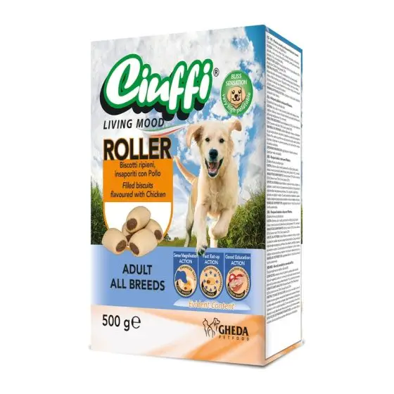 GHEDA Лакомство для собак Ciuffi Roller 500 г