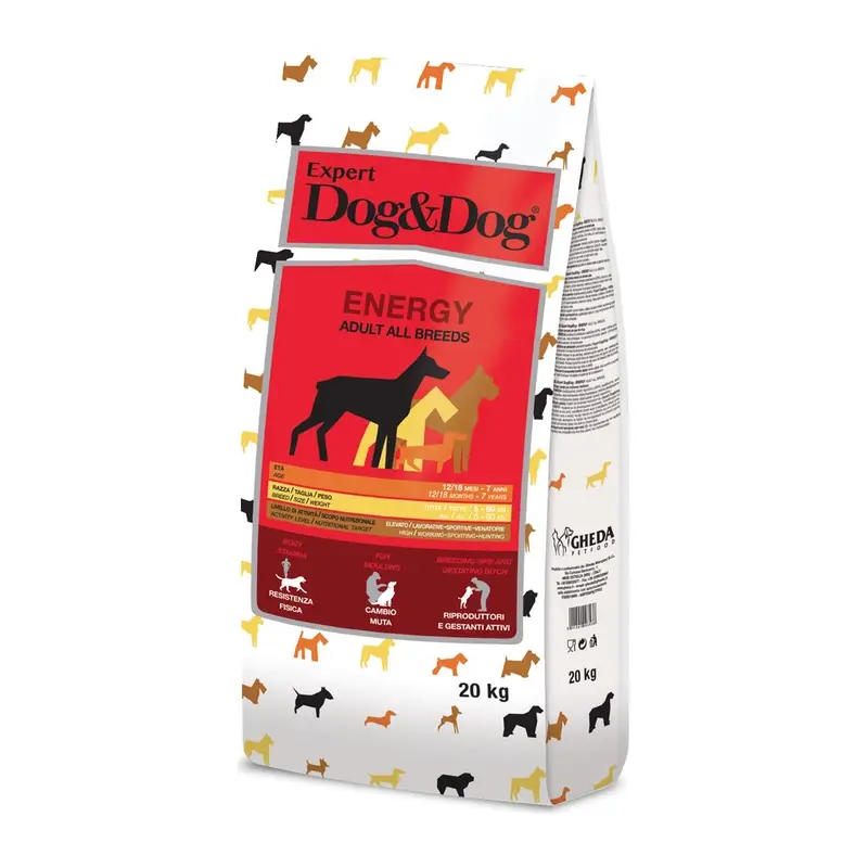 GHEDA сухой корм для собак Dog&Dog Expert Energy 20kg
