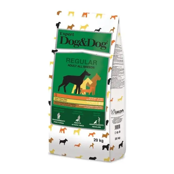 GHEDA  сухой корм для собак Dog&Dog Expert Regular 20kg