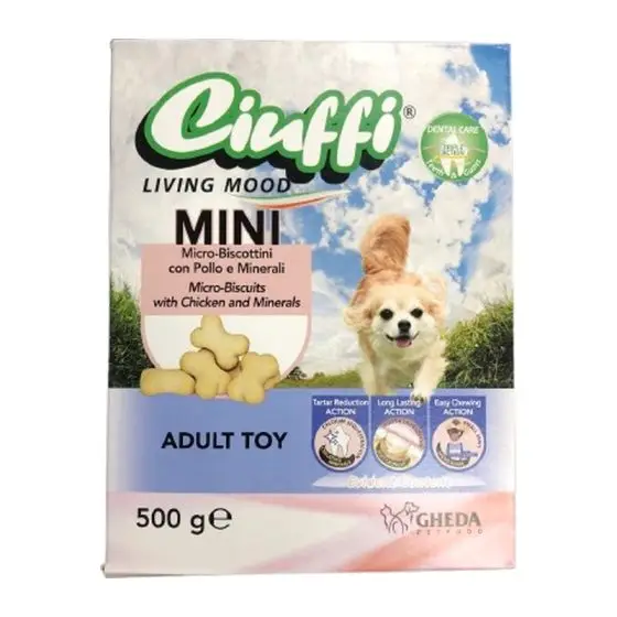 GHEDA Лакомство для собак Ciuffi Mini 500 г