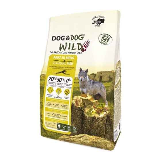 GHEDA сухой корм для собак Dog&Dog Wild Regional FARM 2kg