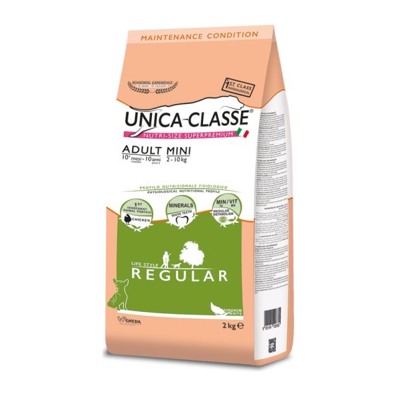 GHEDA сухой корм для собак Unica Classe Adult Mini Regular  2 kg