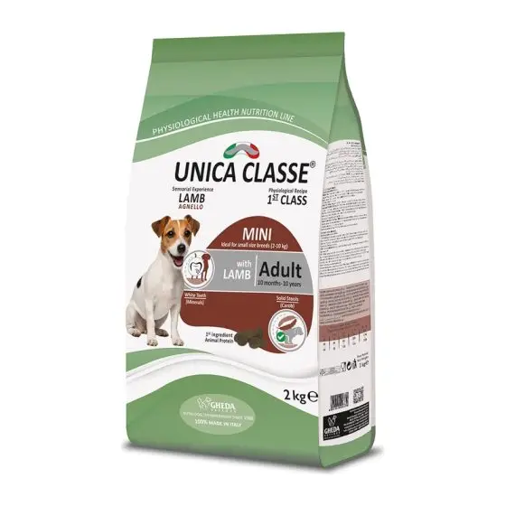GHEDA сухой корм для собак Unica Classe Mini Adut LAMB  2kg (Agnello)