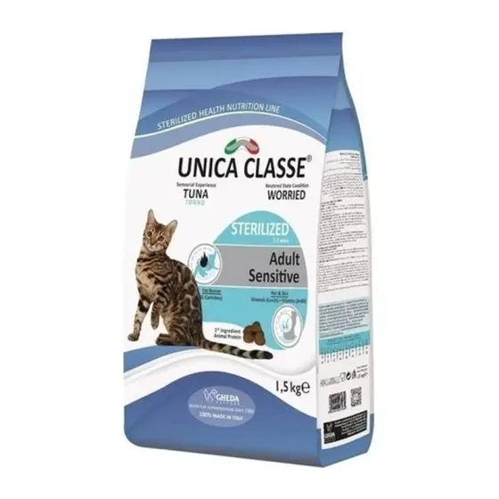 GHEDA сухой корм для кошек  UNICA CLASSE ADULT STERILIZED SENSITIVE 1,5 KG