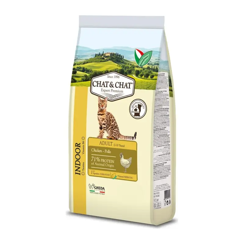 GHEDA сухой корм для кошек Chat&Chat Expert ADULT Chicken &Peas 2kg