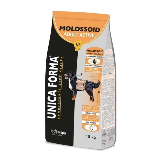 GHEDA сухой корм для собак Unica Forma Molossoid Adult Active 15 kg