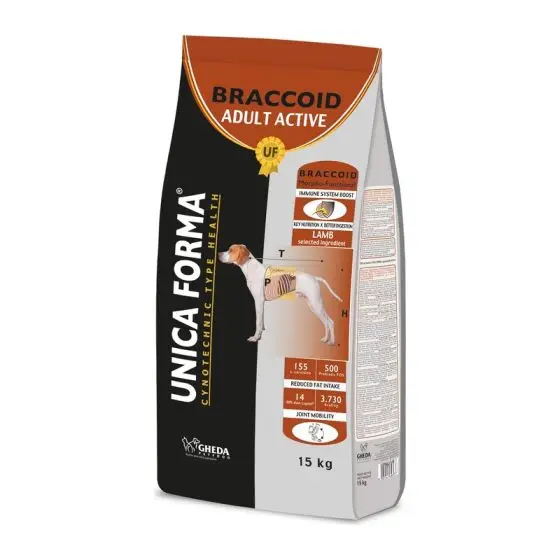 GHEDA сухой корм для собак Unica  Forma Braccoid Adult Active  15 kg