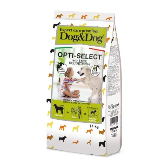 GHEDA  сухой корм для собак Dog&Dog Expert Care Premium OPTI-SELECT 14kg