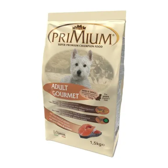GHEDA сухой корм для собак Primium ADULT GOURMET SALMON 1,5kg