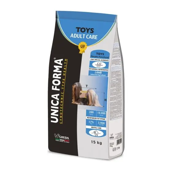 GHEDA сухой корм для собак Unica Forma TOYS Adult Care 15kg