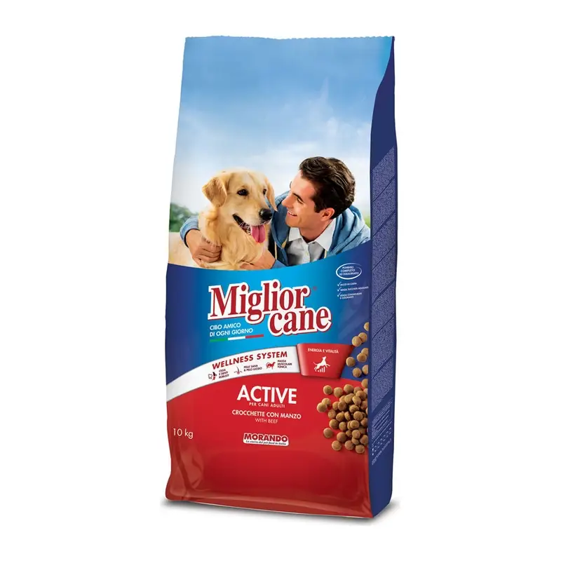 MORANDO сухой корм для собак Miglior Cane ACTIVE croc Manzo 10kg