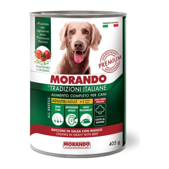 MORANDO консерва для собак  MORANDO LE TRADIZIONI ITALIANE Cane BEEF (говядина)405g
