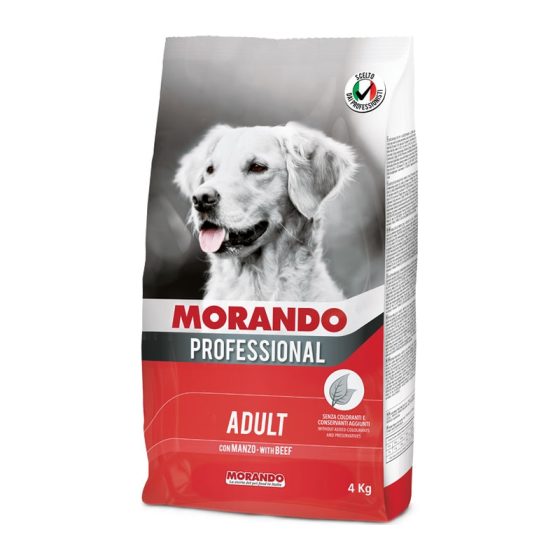 MORANDO сухой корм для собак Morando Cane Con Manzo Adult 4kg