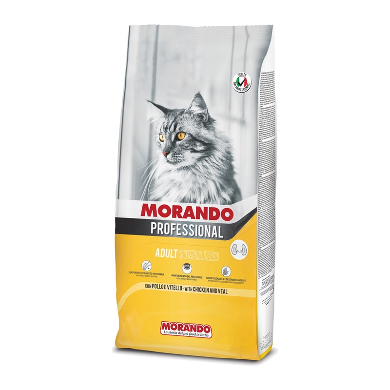 MORANDO сухой корм для кошек Morando PROFESSIONAL Gatto Adult Sterilized Pollo Vitello 7kg