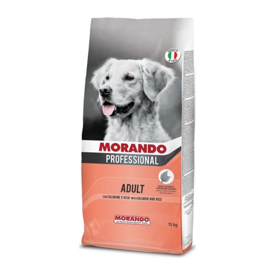 MORANDO сухой корм для собак Morando Cane crocc con SALMON E RISO 15kg