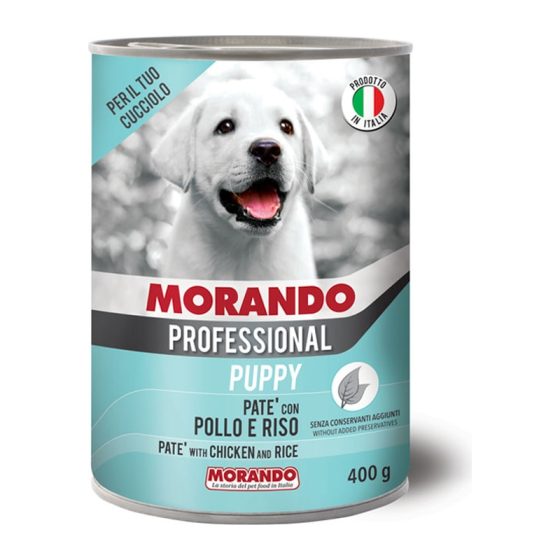 MORANDO  консерва паштет для щенков Pate PUPPY Pol Riso 400g