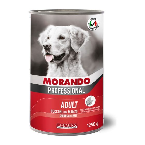 MORANDO Влажный корм для собак Bocconcini Morando Cane Manzo 1250g