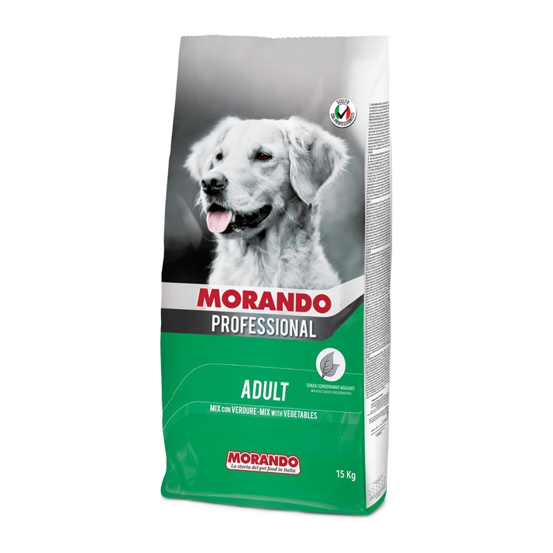 MORANDO сухой корм для собак Morando Cane Crocc Mix verdure Adult 15kg