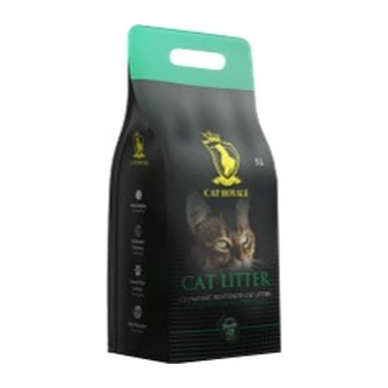 Бентонитовый наполнитель для кошачьего туалета Catroyale Marseille Soap Scented cat Litter  5l
