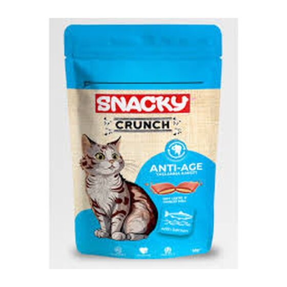 Snacky Cat Crunch (AntiAge) Salmon 60g/10 (SNCS-007)