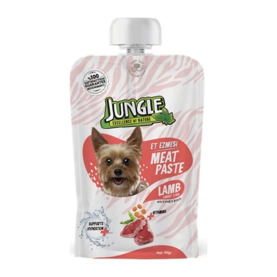 Jungle tasty meat paste Lamb carrot&Pea for DOG 90gr/10(JNGC-010)