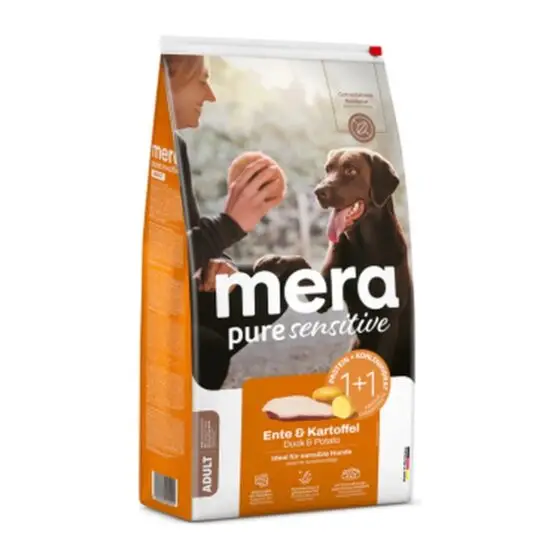 MERA Сухой корм для собак pure sensitive ADULT Duck & Potato, утка и картофель, 12,5 кг / 55850.
