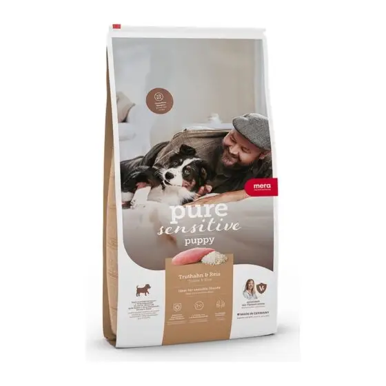 MERA Сухой корм для собак pure sensitive PUPPY Turkey & Rice 12,5 кг / 56350