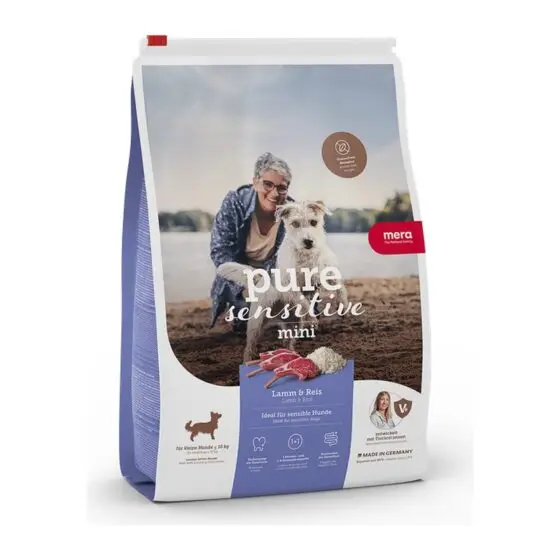 MERA Сухой корм для собак pure sensitive MINI ADULT Lamb & Rice 1 кг/57581
